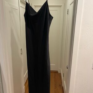 NWT Banana Republic Black Slip Dress XL